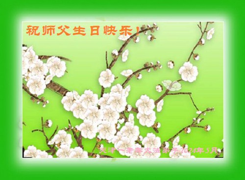 Image for article Falun Dafa Practitioners from Tianjin Celebrate World Falun Dafa Day and Respectfully Wish Master Li Hongzhi a Happy Birthday (21 Greetings)