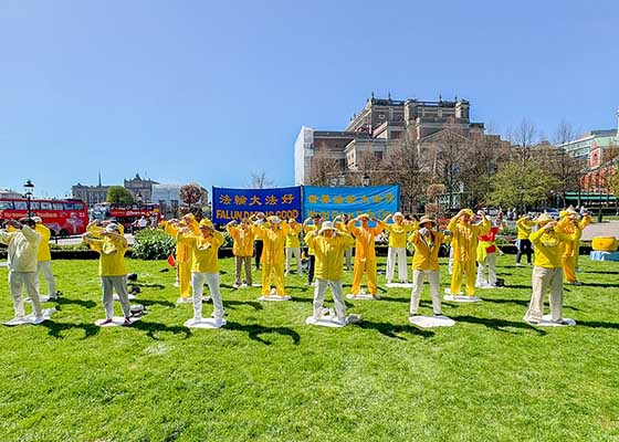 Image for article Sweden: Practitioners Celebrate Falun Dafa Day and Express Their Gratitude to Master